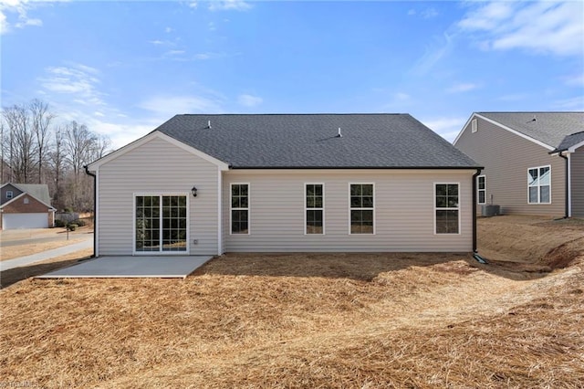 rear view of property with a patio