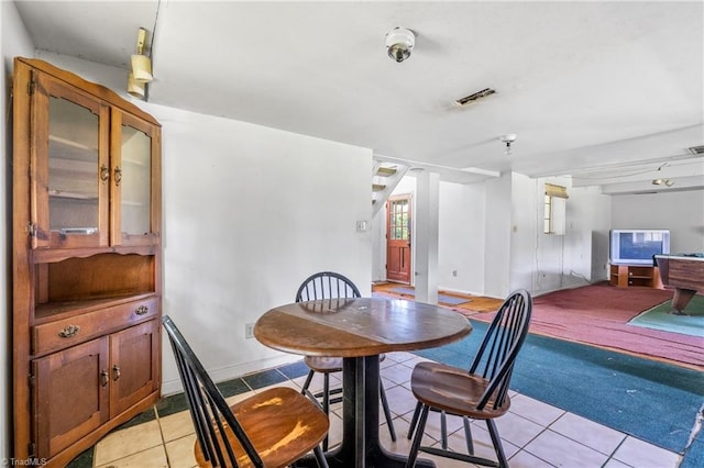 3542 Wayne White Rd, Climax, NC 27233 - dining space with light tile patterned floors
