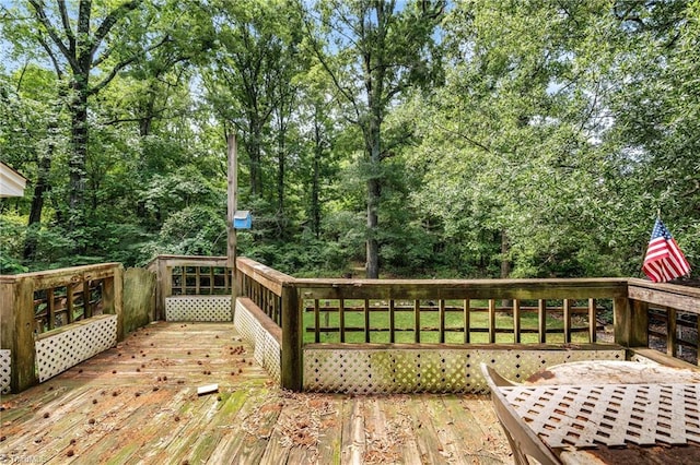 3542 Wayne White Rd, Climax, NC 27233 - view of wooden terrace
