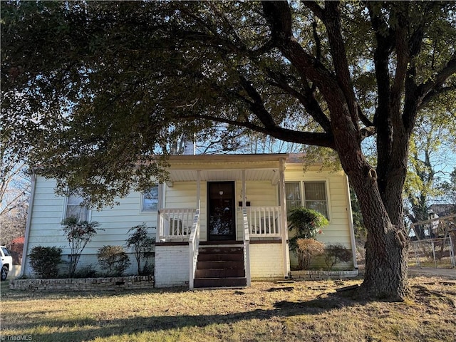 view of front of home