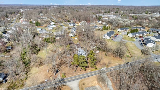 bird's eye view featuring a residential view