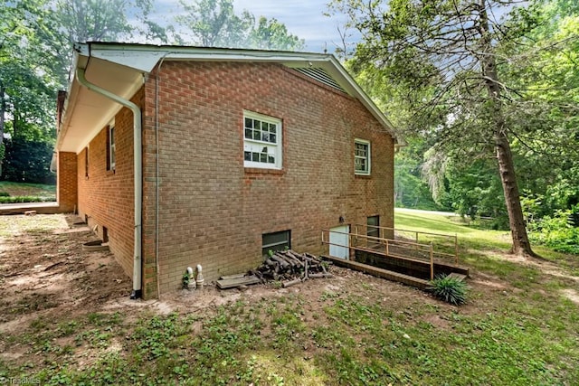 1281 Woodbrook Dr, Kernersville, NC 27284 - view of side of home featuring brick siding