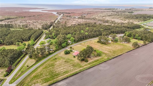 2281 Quarter Rd, Swanquarter, NC 27885 - aerial view of property's location with rural landscape