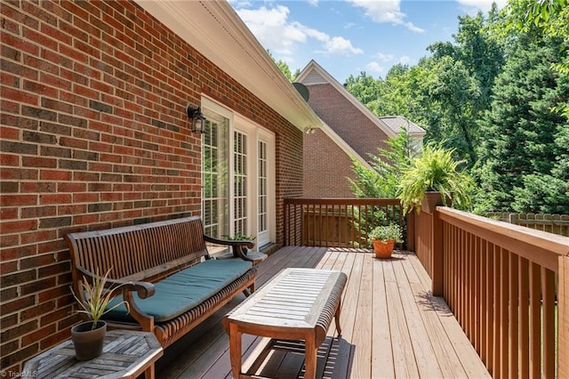 4002 Hobbs Rd, Greensboro, NC 27410 - view of wooden deck