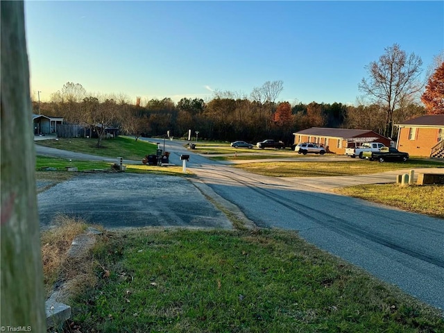 view of road