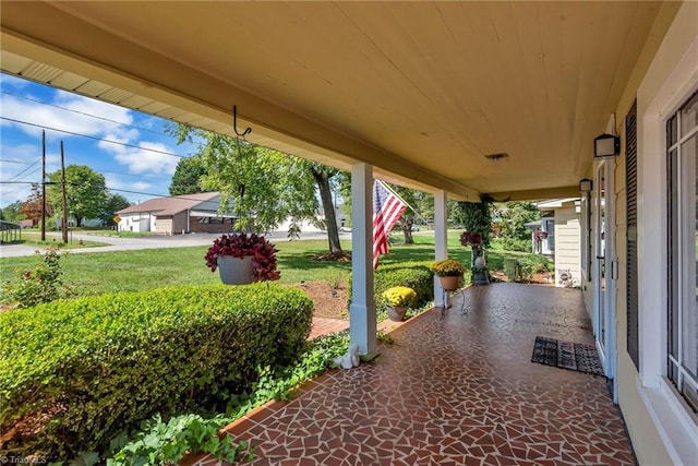 2606 Boone Trl, North Wilkesboro, NC 28659 - view of patio with a porch