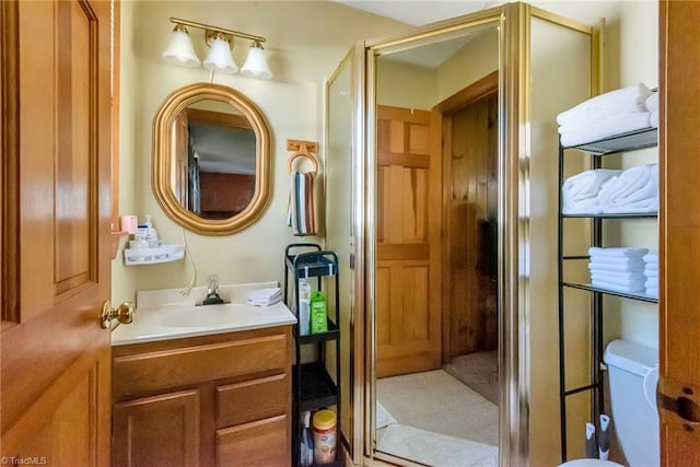 2606 Boone Trl, North Wilkesboro, NC 28659 - bathroom featuring vanity and toilet