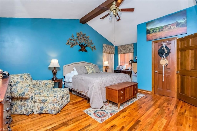 2606 Boone Trl, North Wilkesboro, NC 28659 - bedroom with wood finished floors and ceiling fan