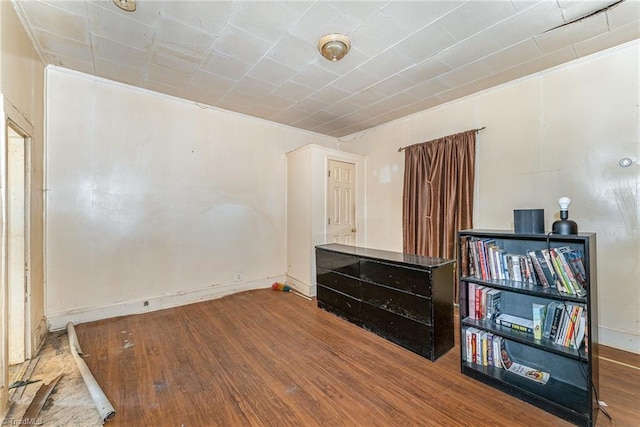 bedroom featuring hardwood / wood-style floors