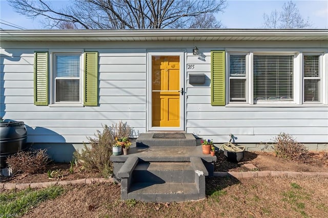 view of property entrance