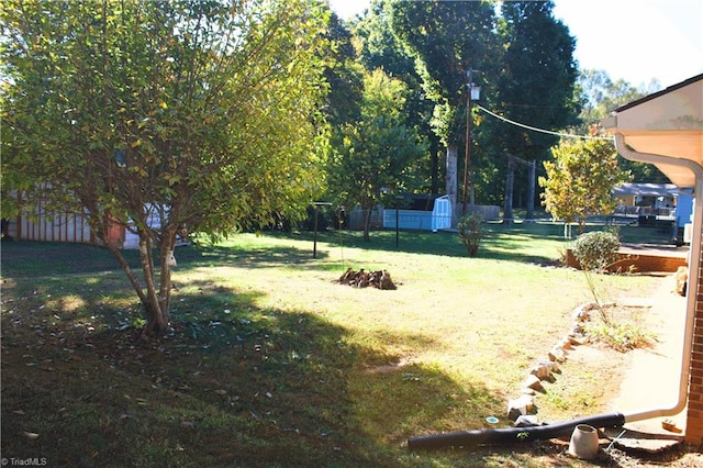 view of yard