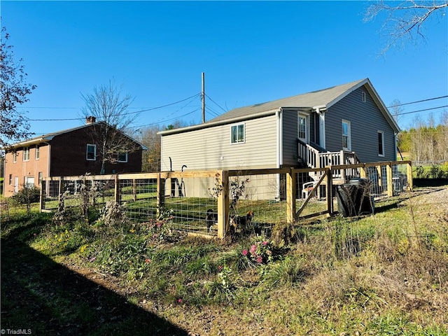 view of rear view of house