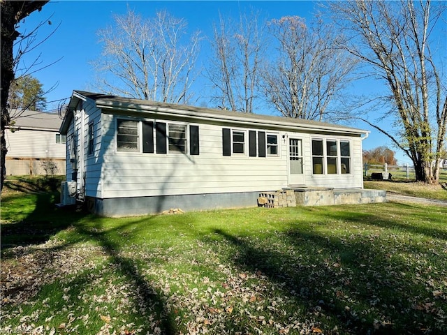 1699 W Pine St, Mount Airy, NC 27030 - view of home's exterior with a lawn and entry steps