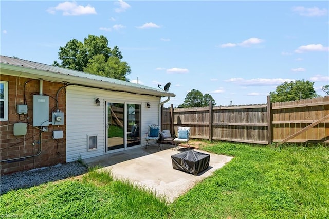 5054 Meadowbrook Dr, Trinity, NC 27370 - view of yard with a patio