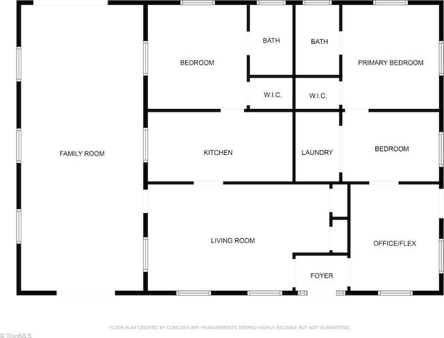 5054 Meadowbrook Dr, Trinity, NC 27370 - view of home floor plan