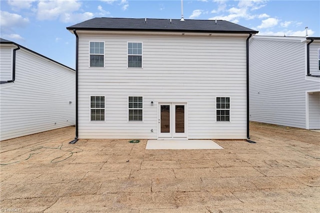 rear view of house with a patio area