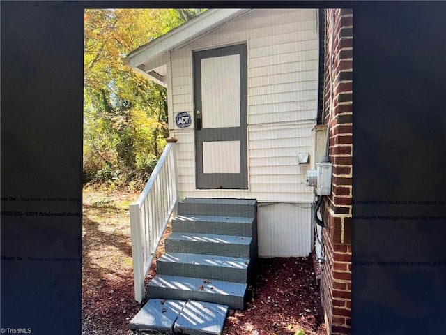 view of entrance to property