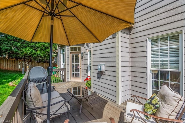 3116 Lodge Dr, Jamestown, NC 27282 - view of wooden deck