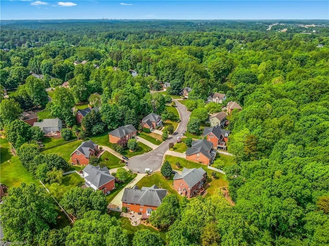 3116 Lodge Dr, Jamestown, NC 27282 - aerial view of residential area with a forest