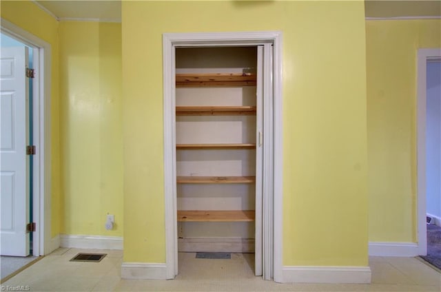 closet with visible vents