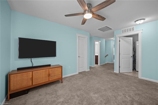 7615 Mary Ellen Ct, Greensboro, NC 27409 - unfurnished bedroom featuring carpet flooring and a ceiling fan