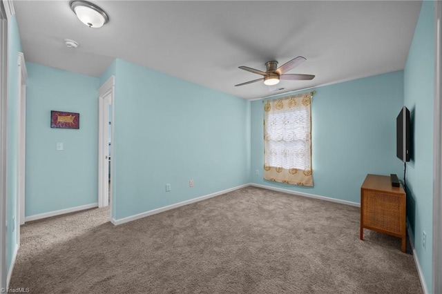 7615 Mary Ellen Ct, Greensboro, NC 27409 - unfurnished bedroom featuring carpet and a ceiling fan