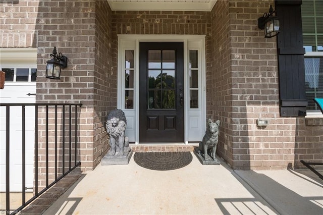 7615 Mary Ellen Ct, Greensboro, NC 27409 - property entrance with brick siding