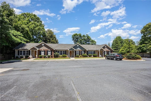 711 Sunset Ave Unit B, Asheboro, NC 27203 - view of front facade with uncovered parking