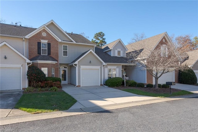 front facade featuring a garage