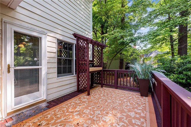 1005 Stuart Dr, Mebane, NC 27302 - view of wooden terrace