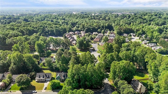 1005 Stuart Dr, Mebane, NC 27302 - birds eye view of property with a residential view and a view of trees