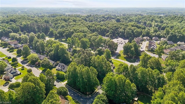 1005 Stuart Dr, Mebane, NC 27302 - bird's eye view featuring a residential view and a view of trees