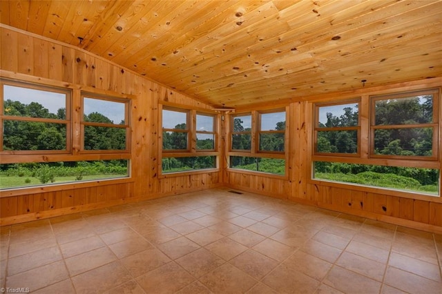 158 Cottontail Ln, North Wilkesboro, NC 28659 - unfurnished sunroom with vaulted ceiling