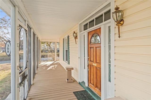 sunroom / solarium with a wealth of natural light