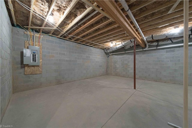 2578 Whipporwill Ct, Rural Hall, NC 27045 - unfinished basement with electric panel