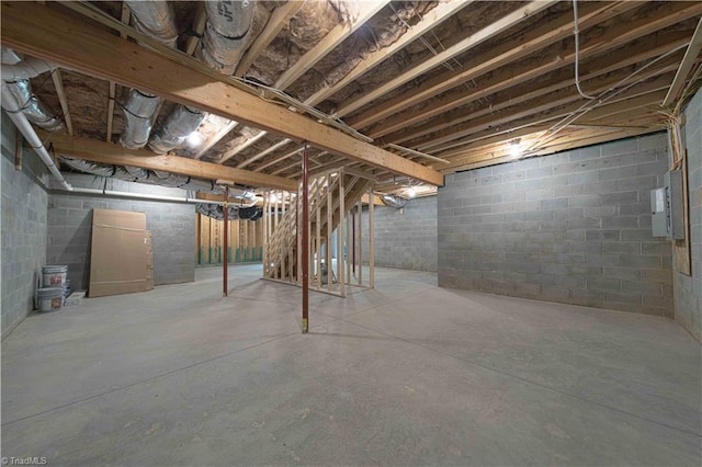 2578 Whipporwill Ct, Rural Hall, NC 27045 - unfinished below grade area featuring a wood stove