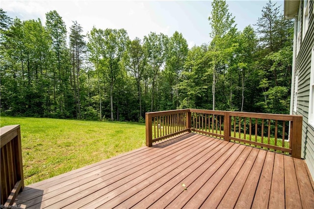 2578 Whipporwill Ct, Rural Hall, NC 27045 - wooden deck featuring a lawn