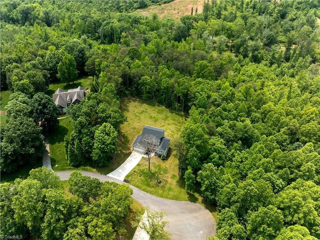 2578 Whipporwill Ct, Rural Hall, NC 27045 - bird's eye view of a heavily wooded area