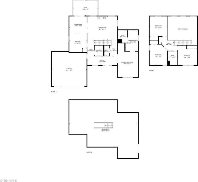 2578 Whipporwill Ct, Rural Hall, NC 27045 - floor plan / room layout