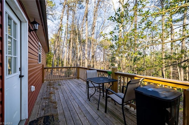 view of deck