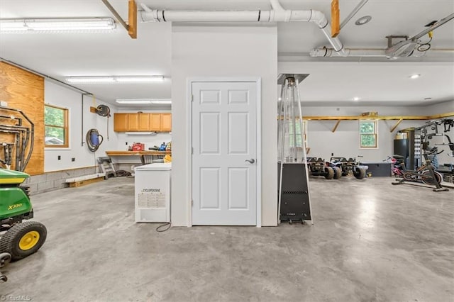 924 Delta Dr, Randleman, NC 27317 - garage with a workshop area