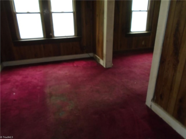 815 Camel Ave, Winston-Salem, NC 27101 - unfurnished bedroom featuring dark colored carpet and baseboards