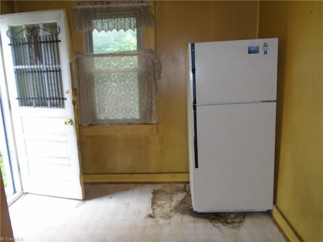 815 Camel Ave, Winston-Salem, NC 27101 - kitchen featuring freestanding refrigerator