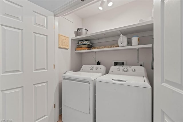 215 S Jefferson Ave Unit 102, West Jefferson, NC 28694 - washroom with separate washer and dryer