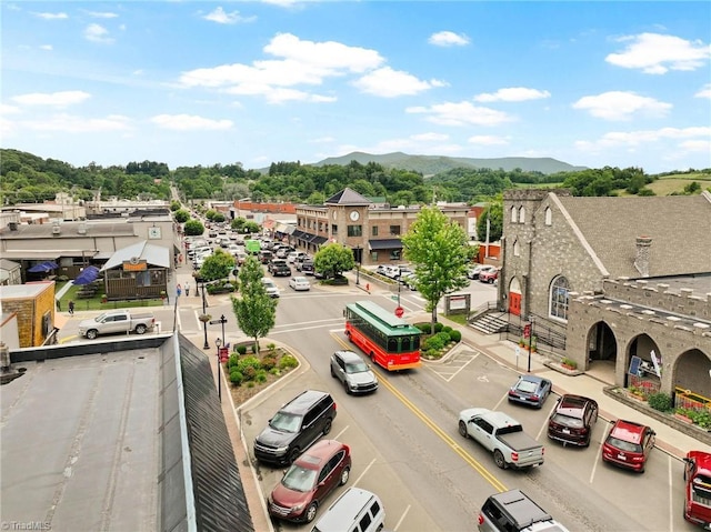 215 S Jefferson Ave Unit 102, West Jefferson, NC 28694 - drone / aerial view of a mountain backdrop