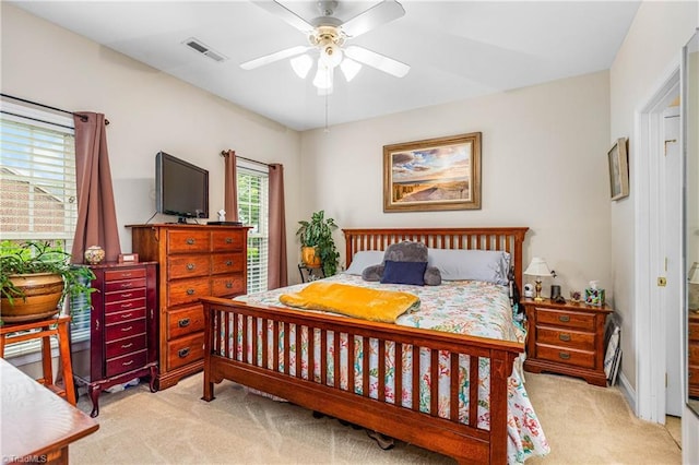 1627 Crestlawn Trl, Pfafftown, NC 27040 - carpeted bedroom featuring ceiling fan