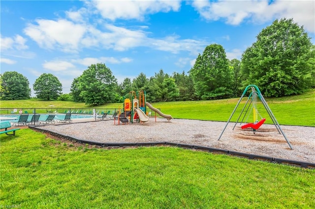 1627 Crestlawn Trl, Pfafftown, NC 27040 - view of community jungle gym