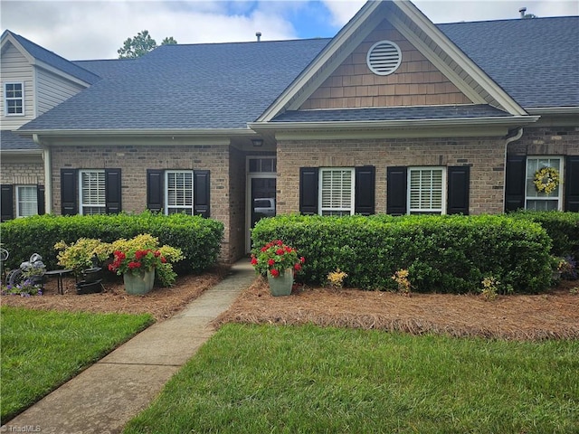 1627 Crestlawn Trl, Pfafftown, NC 27040 - view of front of property featuring roof with shingles and brick siding