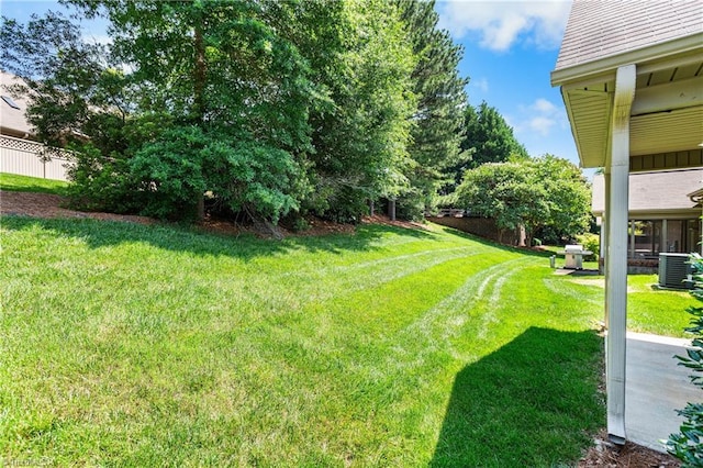 4012 Chianti Way, Greensboro, NC 27410 - view of yard featuring central AC
