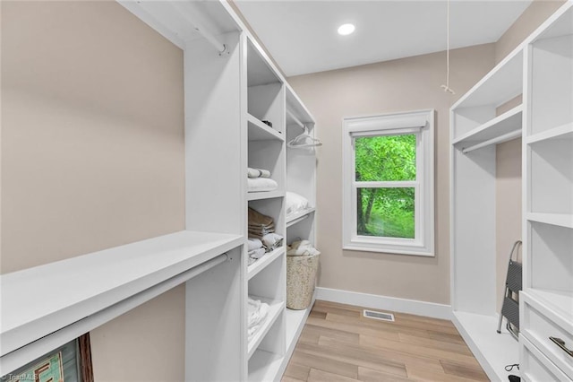 104 Shawnee Cir, Lexington, NC 27295 - spacious closet featuring visible vents and light wood-style flooring
